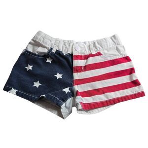 Children's Place patriotic shorts 6 adjustable